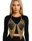 Top Body Chain C/ Strass Império Glam