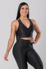 Top Bojo Lusty Tiras Cruzadas Preto
