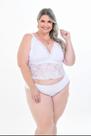 Top Brallet Renda E Lycra Reforçado 46 Ao 60