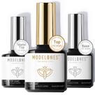 Top Coat Gel Modelones - Revestimento Base para Esmalte em Gel (10ml x 3)