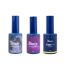 Top Coat Shine Estrelar + Top Coat Shine Lunar + Liquigel Top Coat Shine Estrelar + Top Coat Shine Lunar + Liquigel