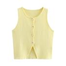 Top Cropped de Malha Branca Feminino - Verão 2024 - Estilo Streetwear