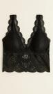 Top cropped de renda