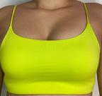 Top Cropped Duplo Com Bojo Removível Suplex Poliamida Light Top Cropped Duplo Com Bojo Removível Suplex Poliamida Light