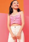 Top Cropped em Viscose Linho Vic&Vicky Top Cropped em Viscose Linho Vic&Vicky