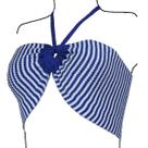 Top Cropped Faixa Listrado - Katlen Tricot