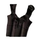 Top Cropped Feminino De Cor Sólida Com Detalhe Em Ribana E Nó, Decote Redondo, Para Uso Casual Na Top Cropped Feminino De Cor Sólida Com Detalhe Em Ribana E Nó, Decote Redondo, Para Uso Casual Na