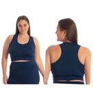 Top Cropped G1 ao G4 Nadador Plus Size Academia Grosso