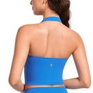 Top Cropped Halter com Bojo Butterluxe CRZ YOGA Azul XL