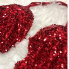 Top Cropped Paetê Lantejoula Brilhante Com argola Top com brilho Carnaval Top Cropped Paetê Lantejoula Brilhante Com argola Top com brilho Carnaval