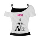Top Cropped Sem Mangas Com Estampa De Letras Y2K Harajuku Gótico Punk Para Mulheres, Moda Emo Top Cropped Sem Mangas Com Estampa De Letras Y2K Harajuku Gótico Punk Para Mulheres, Moda Emo