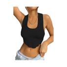 Top Cropped Slim Fit Com Decote Quadrado Em Branco Para Mulheres, Estilo Casual De Verão, Moda Top Cropped Slim Fit Com Decote Quadrado Em Branco Para Mulheres, Estilo Casual De Verão, Moda