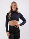 Top Cropped Térmico Poliamida Proteção UV Liso Academia Treino RLC Modas