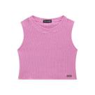 Top Cropped Tricô Rosa Top Cropped Tricô Rosa