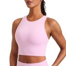 Top CRZ YOGA Butterluxe com Bojo, Gola Alta e Costas Nadador Rosa G Top CRZ YOGA Butterluxe com Bojo, Gola Alta e Costas Nadador Rosa G