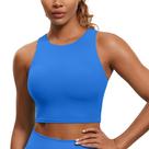 Top CRZ YOGA Butterluxe com Decote Alto e Costas Nadador com Bojo Removível XL Top CRZ YOGA Butterluxe com Decote Alto e Costas Nadador com Bojo Removível XL