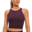 Top CRZ YOGA Butterluxe Gola Alta U Costas com Bojo Roxo XXS Top CRZ YOGA Butterluxe Gola Alta U Costas com Bojo Roxo XXS