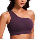 Top CRZ YOGA Butterluxe Ombro Único Baixo Impacto Roxo S