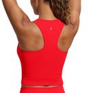Top CRZ YOGA Sem Costura Canelado Gola Alta com Costas Nadador XX-Pequeno