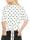 Top curto Bell Princess Summer feminino com gola redonda e manga curta