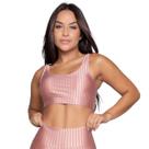 Top de Academia Fitness New Zig 3D Bella Fiore Alta Compressão Musculação Moda Fitness Treino