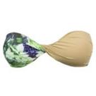 Top de Biquine 05 Estampado em Verde com cor Ouro P