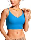Top de Biquíni CRZ YOGA em V com Bojo Ajustável Azul XL Top de Biquíni CRZ YOGA em V com Bojo Ajustável Azul XL
