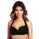 Top de biquini plus size meia taça com bojo