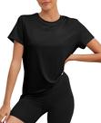 Top de treino KevaMolly Black UPF50+ respirável para mulheres