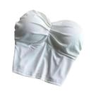 Top De Verão Feminino Slim Fit De Alta Qualidade, Macio, Elástico, Em Cor Sólida, Moda Sexy Com
