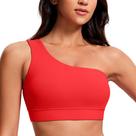 Top de Yoga CRZ YOGA Butterluxe com Um Ombro Vermelho XL