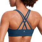 Top de Yoga CRZ YOGA Naked Feeling com Bojo e Alças Cruzadas XL