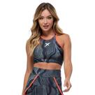Top Drop Shot Greta - Preto e Coral