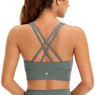 Top Esportivo CRZ YOGA Butterluxe Gola Alta com Tiras Cinza P