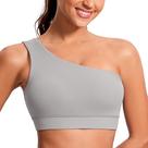 Top Esportivo CRZ YOGA Butterluxe Ombro Único Cinza Gaivota P Top Esportivo CRZ YOGA Butterluxe Ombro Único Cinza Gaivota P