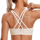 Top Esportivo CRZ YOGA Sensação Nude com Alças e Bojo Médio Top Esportivo CRZ YOGA Sensação Nude com Alças e Bojo Médio