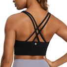 Top Esportivo CRZ YOGA Sensação Nude Preto X-GG