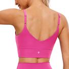 Top Esportivo CRZ YOGA V Costas Sem Aro Hibisco Roxo XL