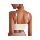 Top Esportivo Feminino Sexy De Cor Sólida Com Alças Finas E Decote Em U Para Fitness, Yoga E