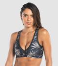 Top Estampado Abertura nas Costas Fitness Rovitex Preto Top Estampado Abertura nas Costas Fitness Rovitex Preto
