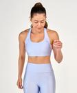 Top Eterno Shine Costas de Nadador Azul Gelo Alto Giro