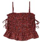 Top Fábula Carinhonça Vermelho Terroso Verão