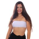 Top Faixa Suplex Branco Feminino tamanho P