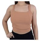 Top Feminino Autenticada Cropped Montaria Camel - 7612 Top Feminino Autenticada Cropped Montaria Camel - 7612