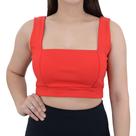 Top Feminino Autenticada Cropped Vermelho - 7221