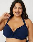 Top Feminino Bojo Básico Liso Plus Size Reforçado Sustentação Alça Amarrar Moda Praia Piscina Natação Verão