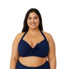 Top Feminino Bojo Básico Liso Plus Size Reforçado Sustentação Alça Amarrar Moda Praia Piscina Natação Verão