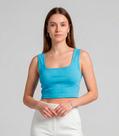 Top Feminino Com Decote Quadrado Infinita Cor Azul