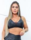 Top Feminino de Cirrê e Alcinhas com Bojo Removível Top Feminino de Cirrê e Alcinhas com Bojo Removível