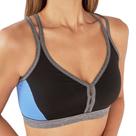 Top feminino esportivo delfit multicolor com recortes E alças cruzadas DR600322